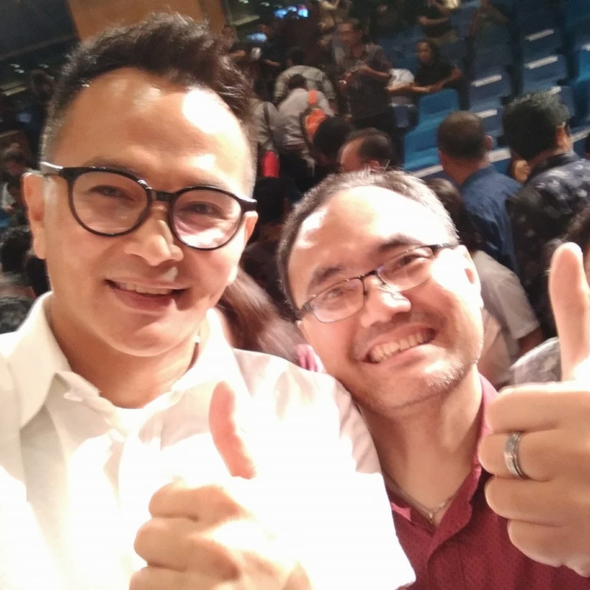 Gambar untuk With one of Project Pop members, Hermann Josis Mokalu