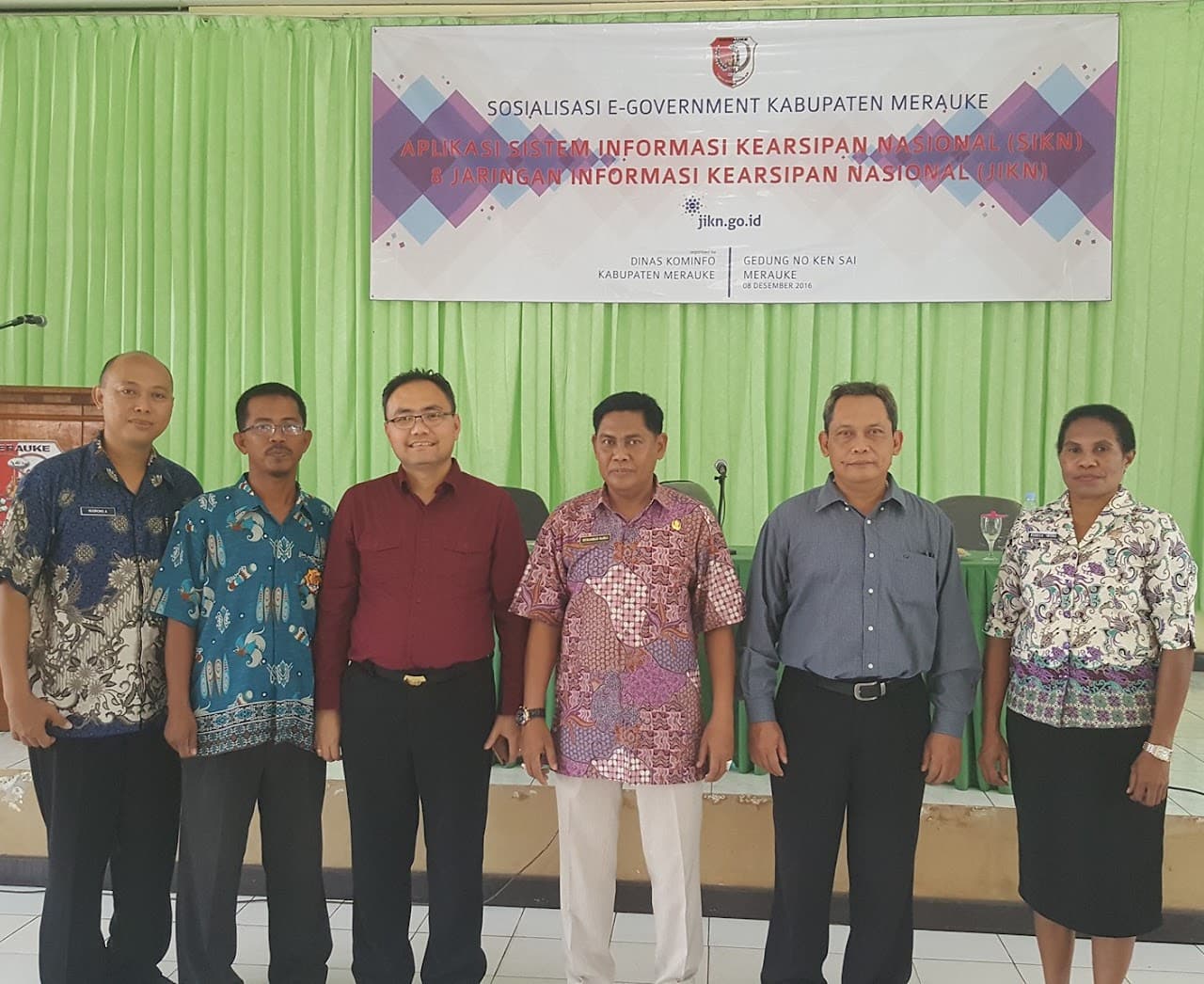 Gambar untuk With officials from the Merauke Regency Communication and Information Office