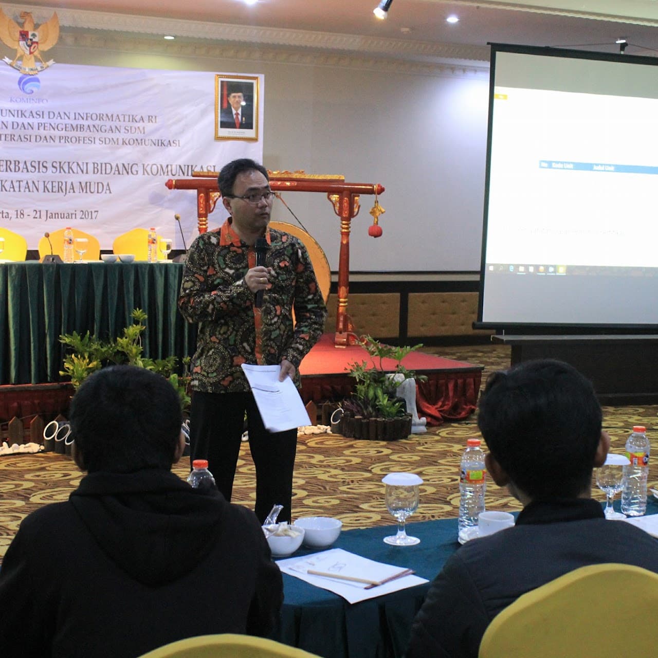 Gambar untuk Being a speaker at the Youth ICT Workforce Certification event in Yogyakarta
