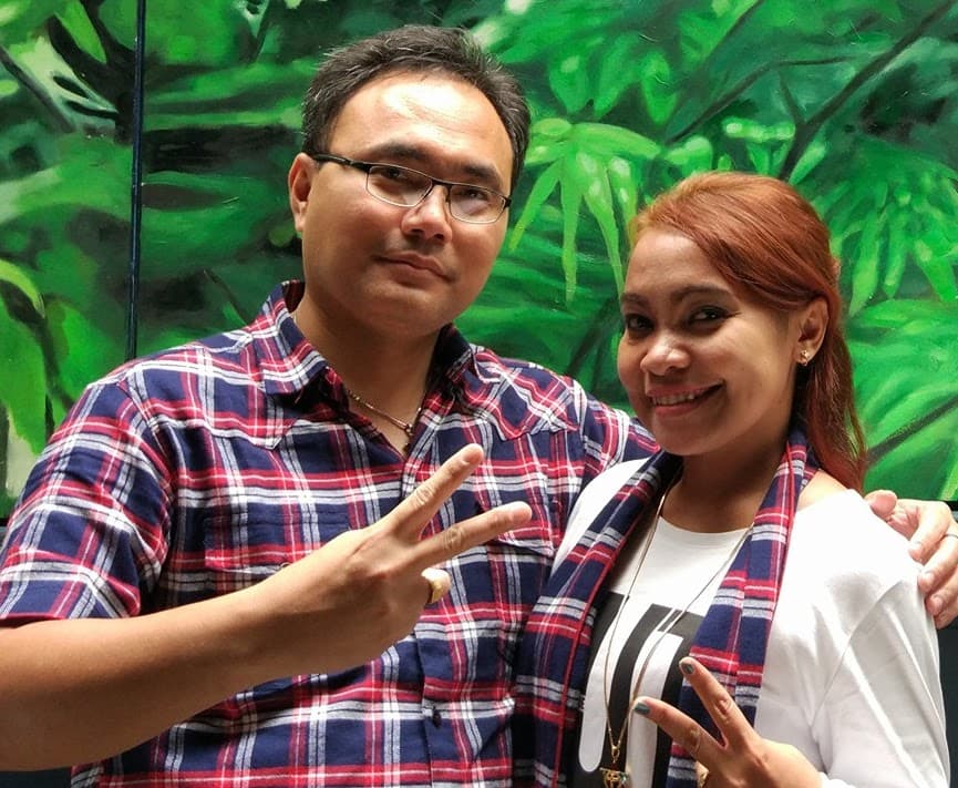 Gambar untuk With my Beloved Wife eating at a cafe in Bandung